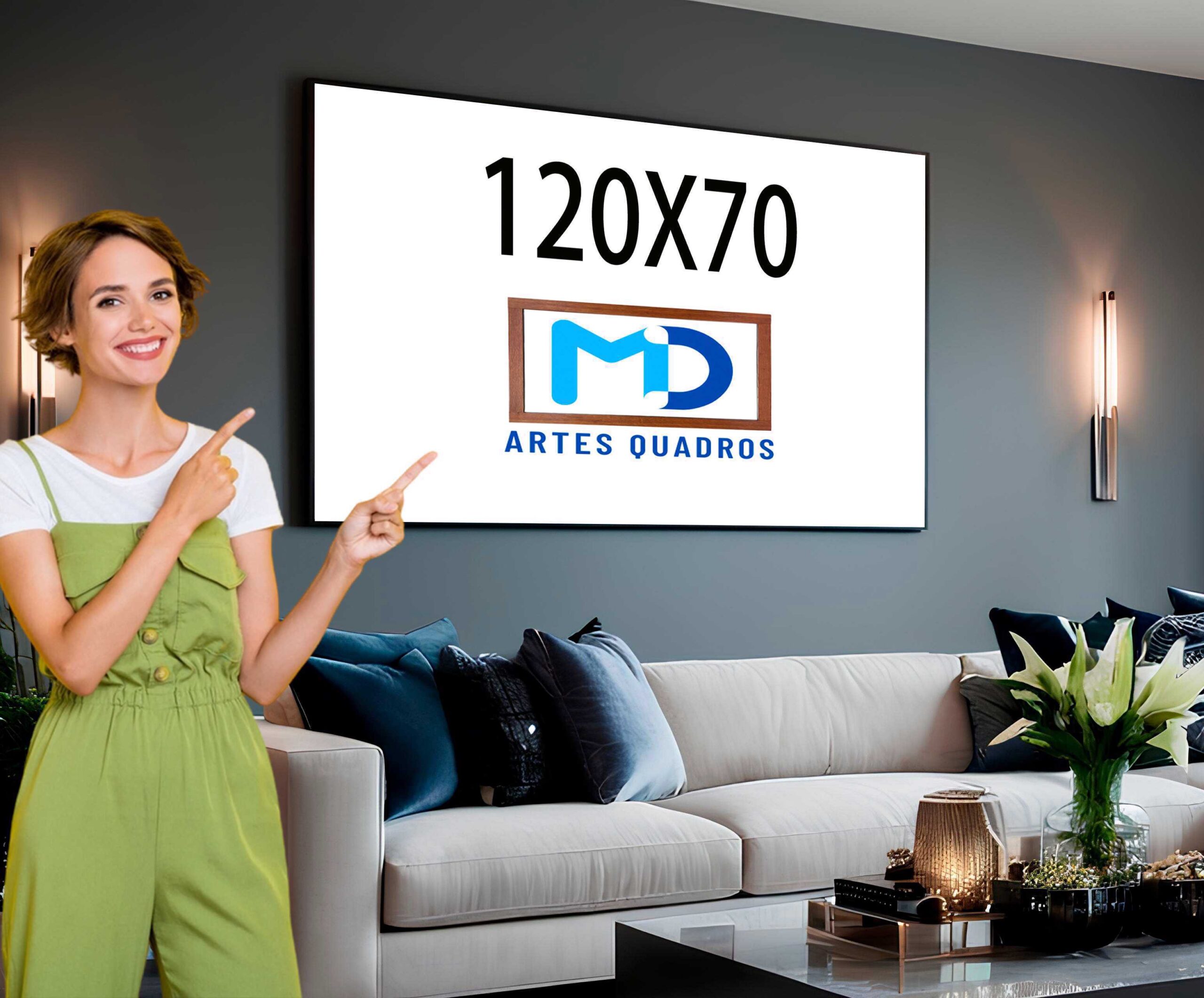 quadro abstrato arte decor 3d