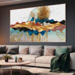 QUADRO ABSTRATO ARTE DECOR 3D