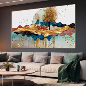 quadro abstrato arte decor 3d