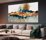 QUADRO ABSTRATO ARTE DECOR 3D
