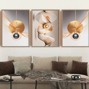 quadro abstrato arvore amarela dourada (cópia)